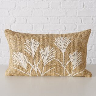 ΜΑΞΙΛΑΡΙ Caio 30Χ50Χ10cm Cotton 100% ΦΥΣΙΚΟ ΛΕΥΚΟ