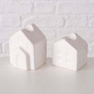 ΚΗΡΟΠΗΓΙΟ 2/ass ΣΧΗΜΑ ΣΠΙΤΙ Titzio H7cm L6cm ΛΕΥΚΟ ΚΕΡΑΜΙΚΟ