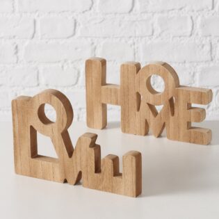 ΕΠΙΓΡΑΦΗ 2/ass Home/Love W1,8cm 21,5X1,8X12,3cm