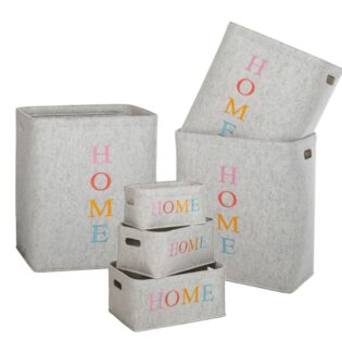 ΣΕΤ 6 ΓΚΡΙ ΤΣΟΧΙΝΑ ΔΙΑΦ.ΧΡΗΣΕΩΝ 48Χ35Χ55 43Χ31Χ50 38Χ26Χ45 38Χ28Χ18 33Χ24Χ16 28Χ18Χ14