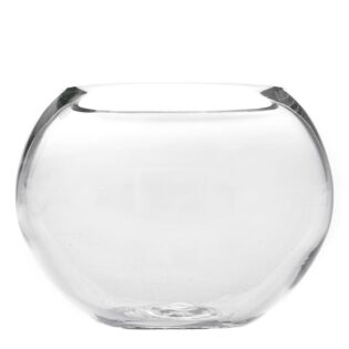 ΓΥΑΛΙΝΟ ΔΙΑΦΑΝΟ ΒΑΖΟ ΟΒΑΛ 28Χ10Χ26 ΕΚ