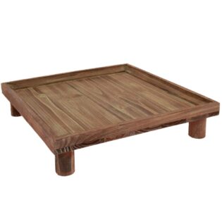 ΚΑΦΕ ΞΥΛΙΝΟΣ ΔΙΣΚΟΣ ΜΕ ΠΟΔΙΑ 30Χ30Χ6,5ΕΚ