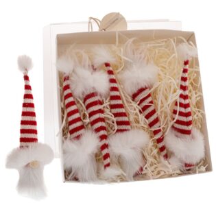 ΣΕΤ 6 ΚΟΚΚΙΝΑ ΥΦΑΣΜΑΤΙΝΑ ΣΤΟΛΙΔΙΑ ΝΑΝΟΙ 18ΕΚ ΣΕ ΚΟΥΤΙ 18Χ18Χ4ΕΚ