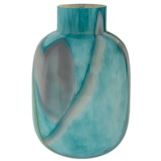 ΠΟΛΥΧΡΩΜΟ ΓΥΑΛΙΝΟ ΒΑΖΟ Φ20Χ30ΕΚ