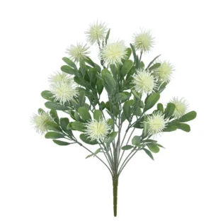 ΜΠΟΥΚΕΤΟ ΧΡΥΣΑΝΘΕΜΟ ΛΕΥΚΟ - Y47cm 12/60KIB