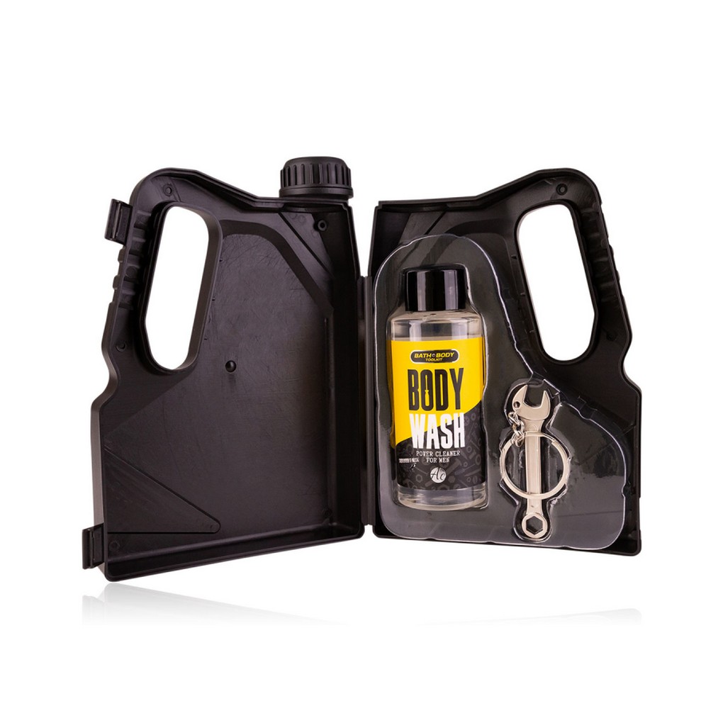 Ανδρικό σετ περιποίησης με αφρόλουτρο 100ml & μπρελόκ γαλλικό κλειδί, Bath & Body - Image 3