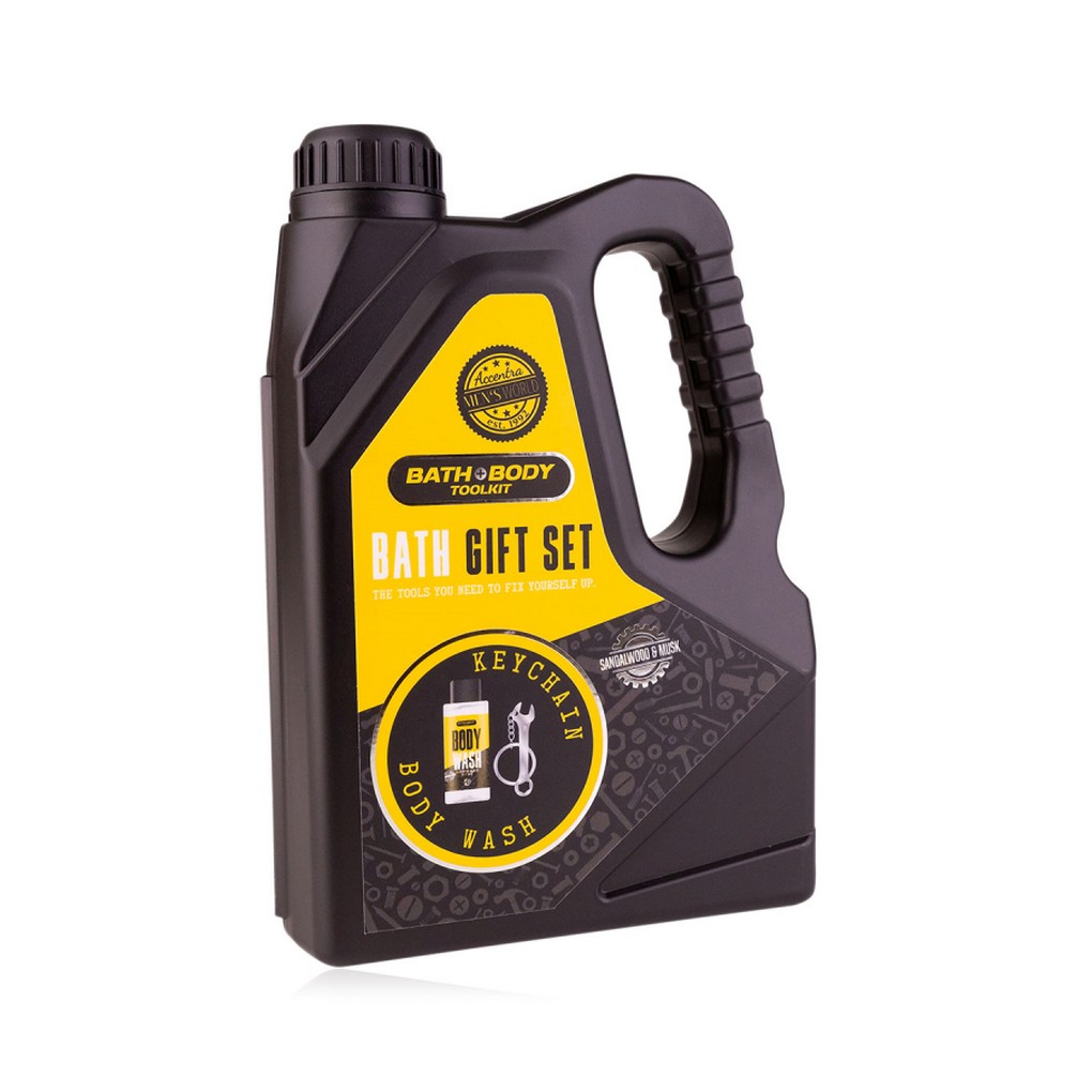 Ανδρικό σετ περιποίησης με αφρόλουτρο 100ml & μπρελόκ γαλλικό κλειδί, Bath & Body - Image 2
