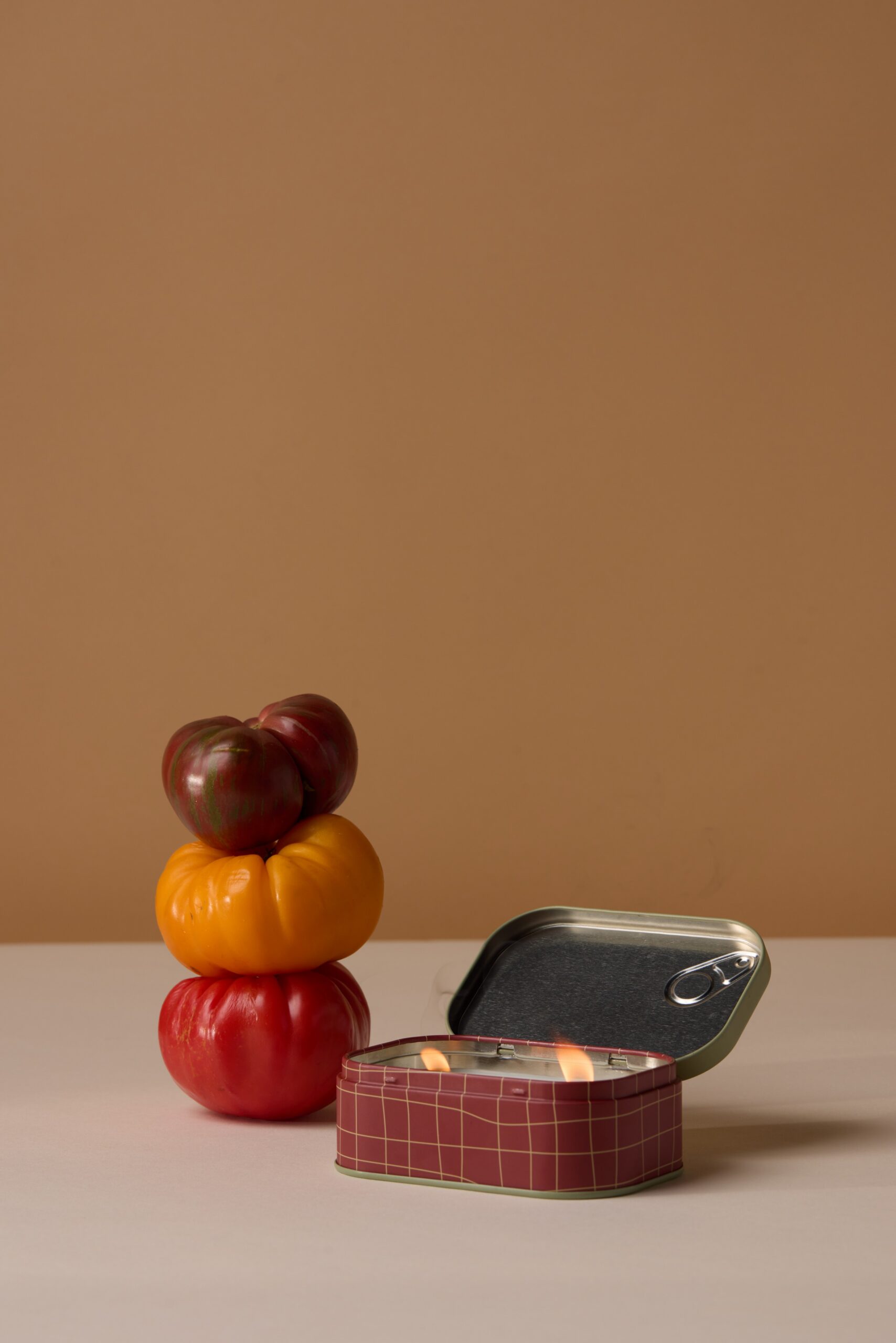 Heirloom Tomato Φυτικό Κερί 127gr σε μεταλλικό δοχείο-κονσέρβα - Image 2