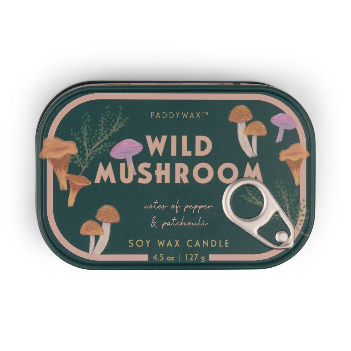 Wild Mushroom Φυτικό Κερί 127gr σε μεταλλικό δοχείο-κονσέρβα
